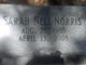  Sarah Nell <I>Wright</I> Norris