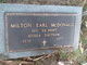  Milton Earl Mcdonald