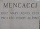 Mary Agnes <I>Heffernan</I> Mencacci