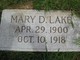  Mary Dorothy Lake