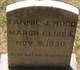  Fannie J. <I>Jackson</I> Wood