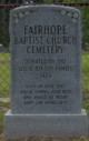 Fairhope Missionary Baptist Church Cemetery