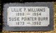  Lillian “Lillie” <I>Pointer</I> Williams