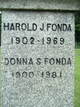  Harold J. Fonda