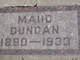  Maud <I>Duncan</I> Brunn