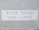  Mary Aline <I>Tatum</I> Reynolds