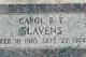  Carol R.E. Slavens