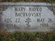  Mary <I>Hayko</I> Bachkovsky