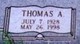  Thomas Albert “Tommy” Blackwell Sr.