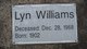  Lyn Williams