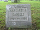  Margaret L <I>Musselman</I> Daniels