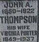  Virginia <I>Porter</I> Thompson