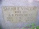 Sarah E <I>Vincent</I> Pritchett