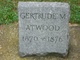  Gertrude M Atwood