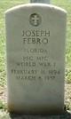  Joseph “Joe” Febro
