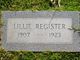  Lillie Frances Register