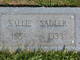  Sarah Ann “Sallie” <I>Sadler</I> Sadler