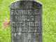  Frances Permelia “Fannie” <I>Boozer</I> Mills