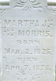  Martha Jane <I>Simmons</I> Morris