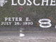  Peter Eugene Loscheider