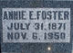  Annie Elizabeth <I>Cole</I> Foster