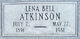  Bethena Bell “Lena” <I>Akers</I> Atkinson