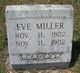 Eve “aka Eva” Miller