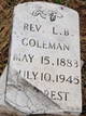 Rev L. B. Coleman
