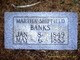  Martha <I>Sheffield</I> Banks