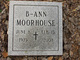  B Ann Moorhouse