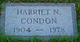  Harriet N Condon