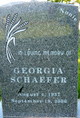 Georgia A Schaefer Photo