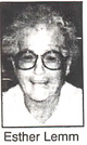  Esther Marie <I>Donnelly</I> Lemm