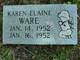  Karen Elaine Ware