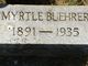  Myrtle Agnes <I>Townsend</I> Buehrer