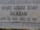 Mary Louise “Lou” Kemp Bickham Photo