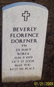  Beverly Florence “Bev” <I>Sweet</I> Dorfner