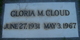  Gloria Mae <I>Garris</I> Cloud
