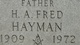  Harry Alfred “Fred” Hayman