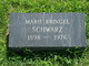  Marie B <I>Bringel</I> Schwarz