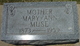  Mary Ann <I>McAllen</I> Muse
