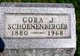 Cora Jane <I>Welch</I> Schoenenberger