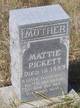  Mattie <I>Barbee</I> Pickett