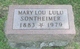  Mary Lou Ella “Lulu” <I>Sollars</I> Sontheimer
