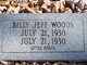  Billy Jeff Woods