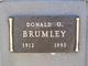  Donald G. Brumley