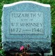  Elizabeth Viola “Lizzie” <I>Moyer</I> McKinney