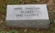  Anne Evelyn <I>Jameson</I> Blakey