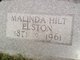  Malinda C. <I>Hilt</I> Elston
