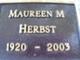  Maureen M Herbst